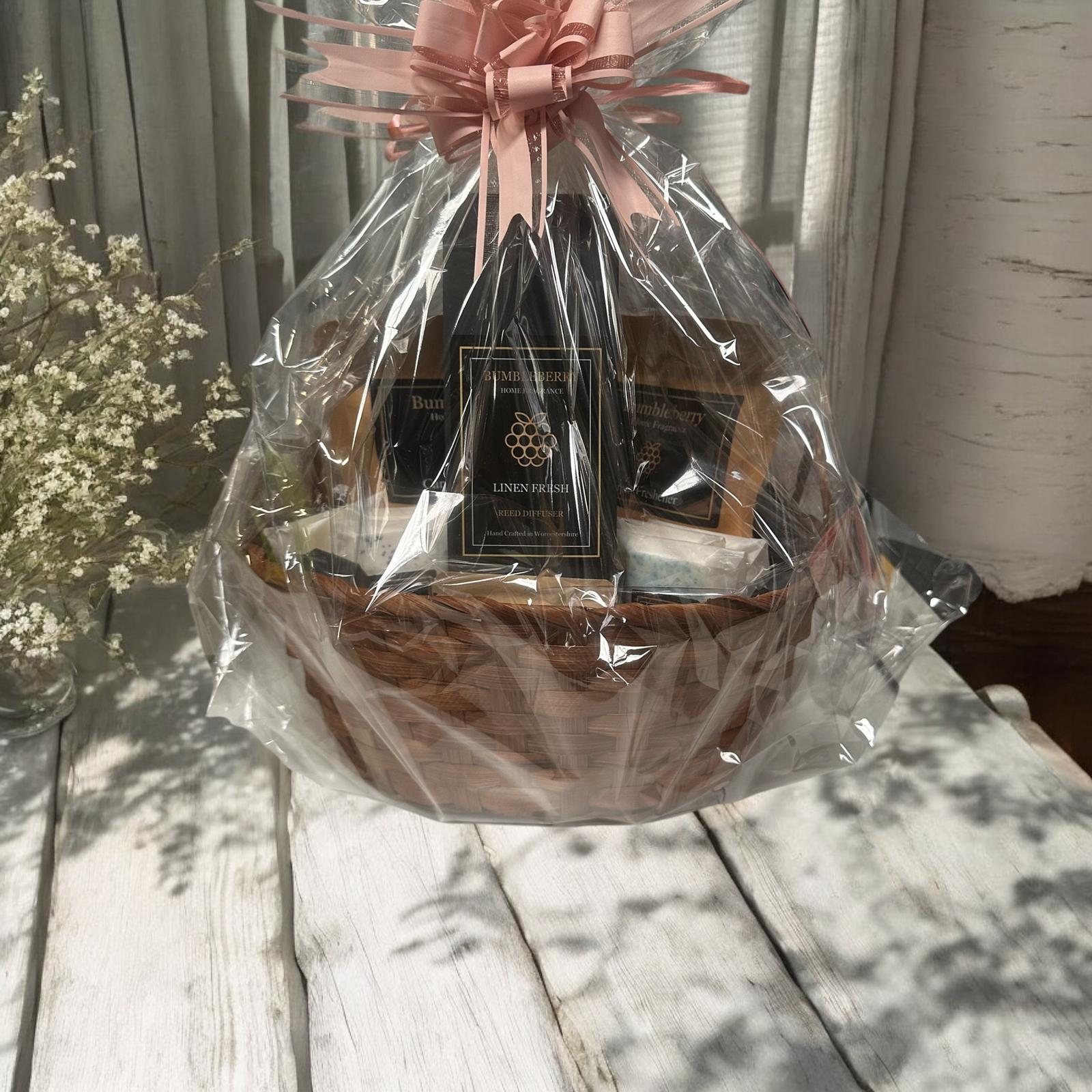 The Tranquil Retreat – Small Home Fragrance Basket Gift Set